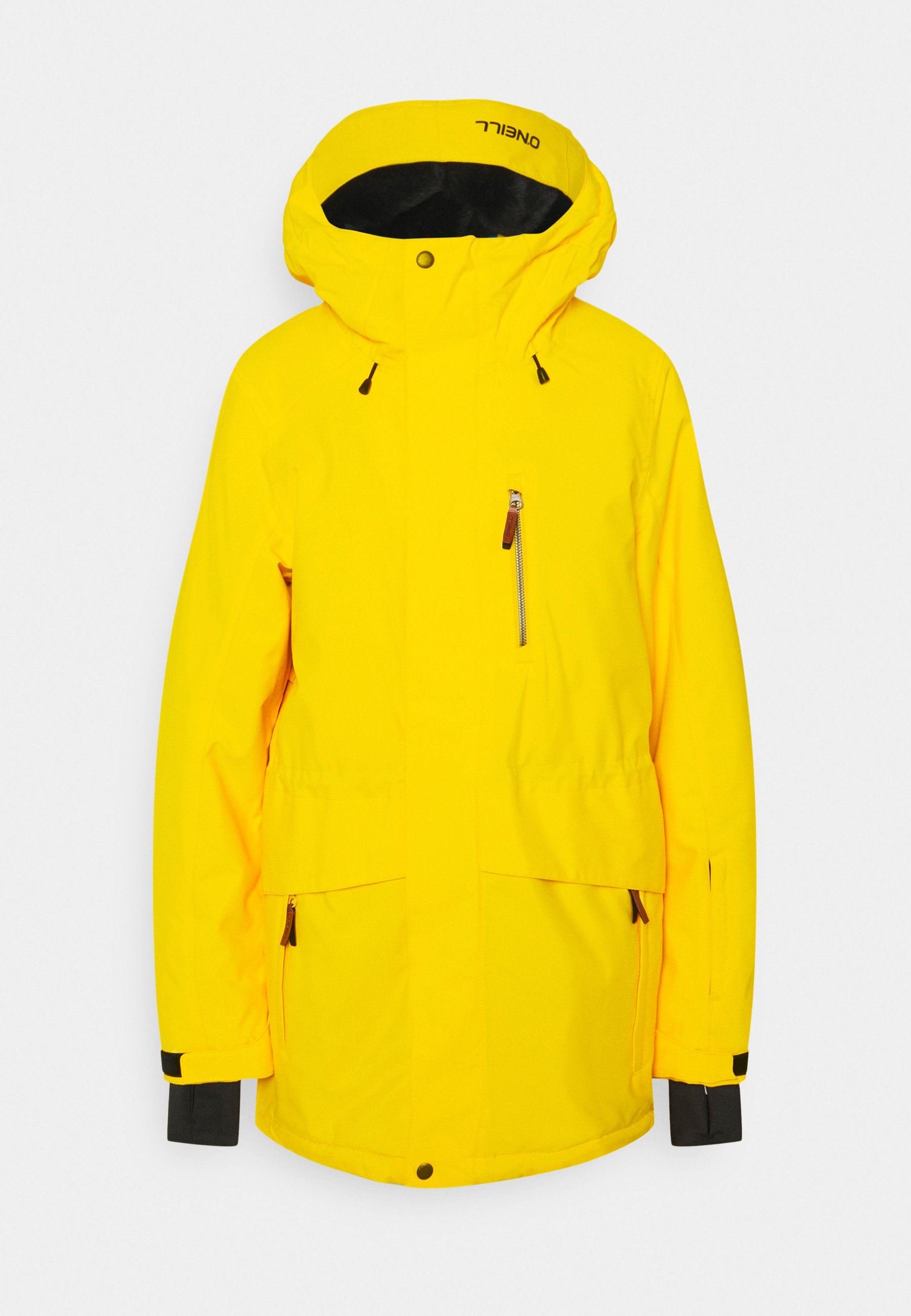 yellow snowboard jacket