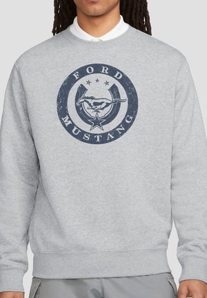 Ford, Sweatshirt - mottled light grey