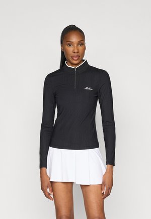 KELLY MOCKNECK - Top s dlouhým rukávem - black
