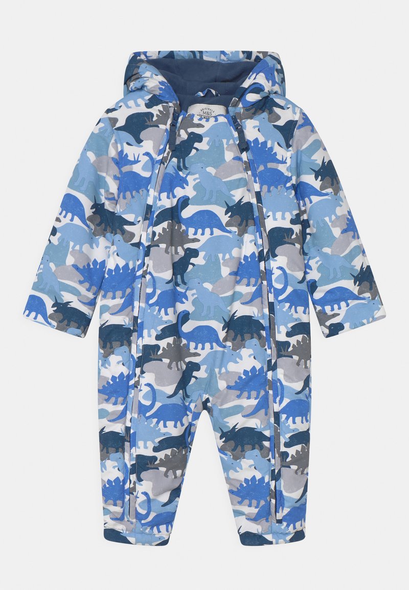 Marks & Spencer DINO SNOWSUIT Snowsuit blue mix/blue Zalando.de
