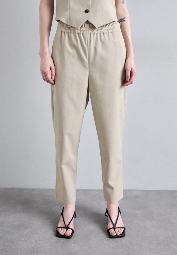 REMI - Trousers - beige melange