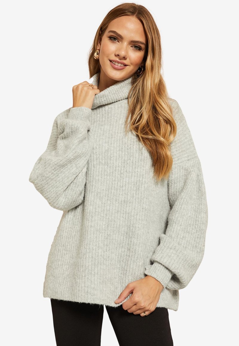 Friends Like These COSY ROLL NECK - Pulóver - grey