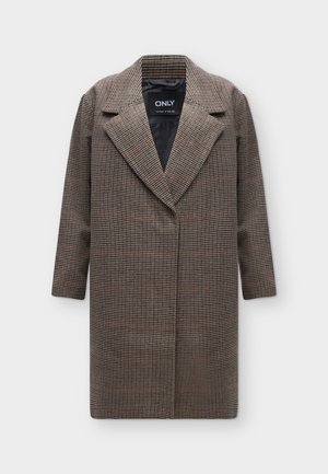 ONLY, ONLLULU CHECK COAT OTW - Klasický kabát - fungi detail check