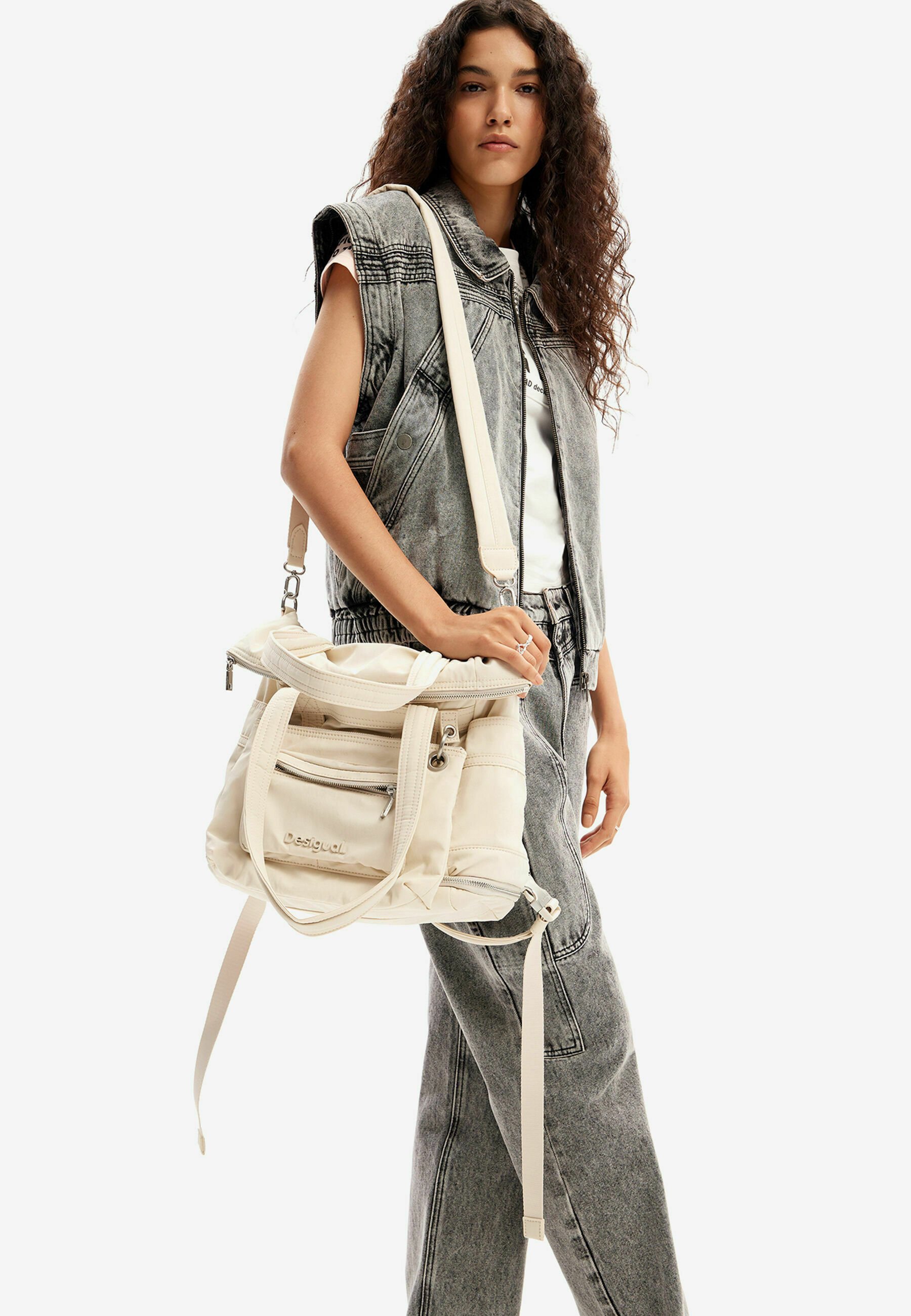 Desigual‎ White Women Rucksack Desigual backpack Etherea Lovington Backpack Crudo | Buy  main image 2