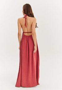 NAOKO Maxi šaty - red