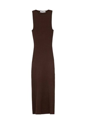 Mango HALTER-NECK - Jumper dress - brown