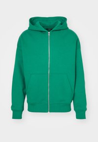 JPRBLUHARVEY ZIP HOOD UNISEX - Lukuga pusa - verdant green