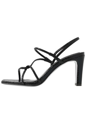 sandro High Heel Sandalette - noir