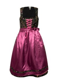 FLORAL  - Dirndl - magenta pink