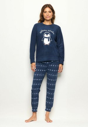 Conjunto de pijama - dark blue with print