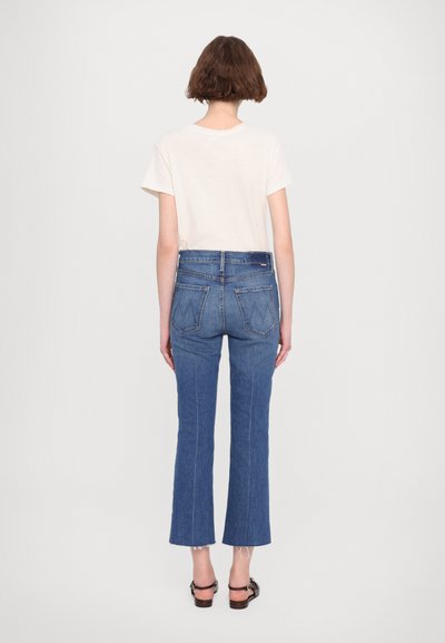 Mother THE TRIPPER ANKLE FRAY - Slimfit džínsy - dark blue denim