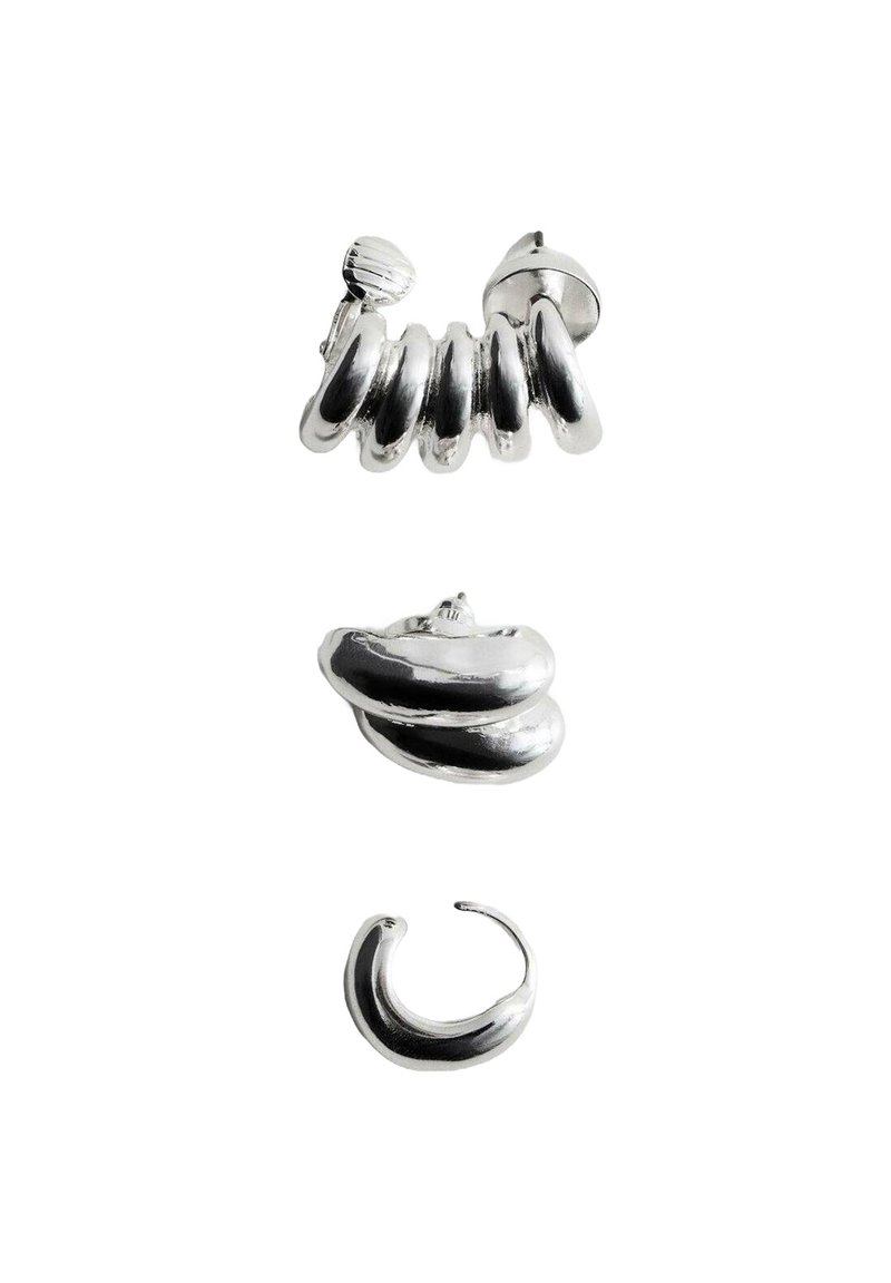 Mango SET - Orecchini - silver-coloured/argentato