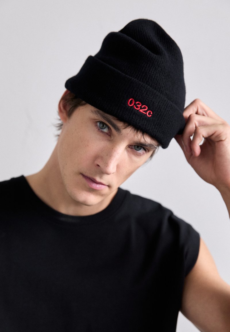032c LOGO BLEND BEANIE UNISEX - Beanie - black