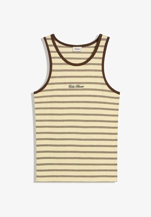 Bershka, Débardeur - light yellow