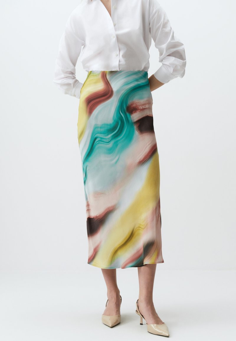Jimmy Key ABSTRACT PATTERNED - Kokerrok - multi colored