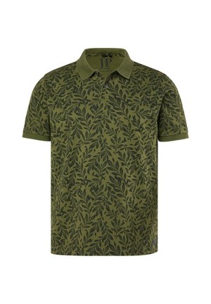 JP1880, POLO SHIRT, SHORT SLEEVE, JERSEY, PATTERNED, VINTAGE LOOK, UP TO 8XL - Polo - fern green