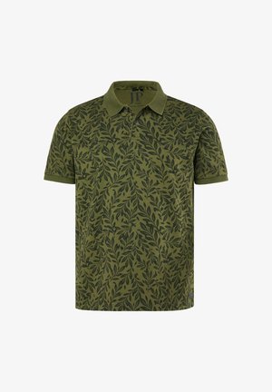 JP1880, POLO SHIRT, SHORT SLEEVE, JERSEY, PATTERNED, VINTAGE LOOK, UP TO 8XL - Poloshirt - fern green