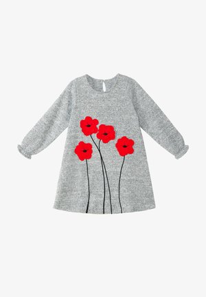 Denokids POPPY - Strikkjoler - grau meliert