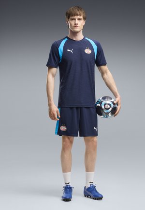 Puma, PSV EINDHOVEN TRAININGSSHORTS - Club wear - navy-ocean dive
