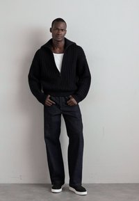 Emporio Armani FASHION - Πουλόβερ - blu navy