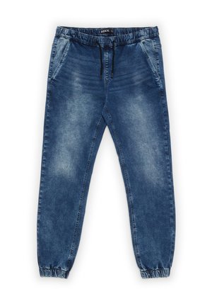 INSIDE JOGGER CON ROTOS - Vaqueros tapered - azul