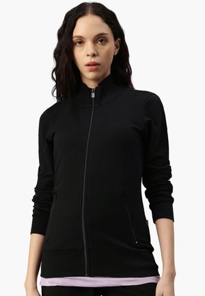 Felpa con zip - noir