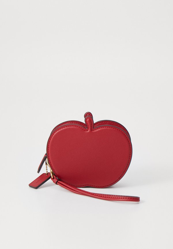GLOVETANNED APPLE COIN PURSE - Wallet - ruby