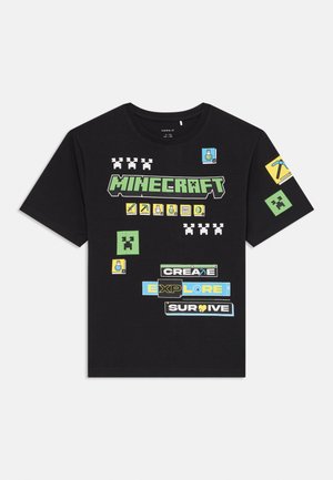 NKMJEFFY MINECRAFT - Print T-shirt - black