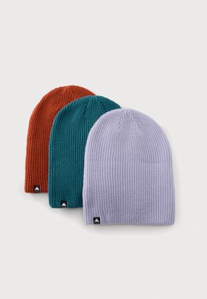 Burton, UNISEX 3 PACK - Bonnet - teal/red/purple
