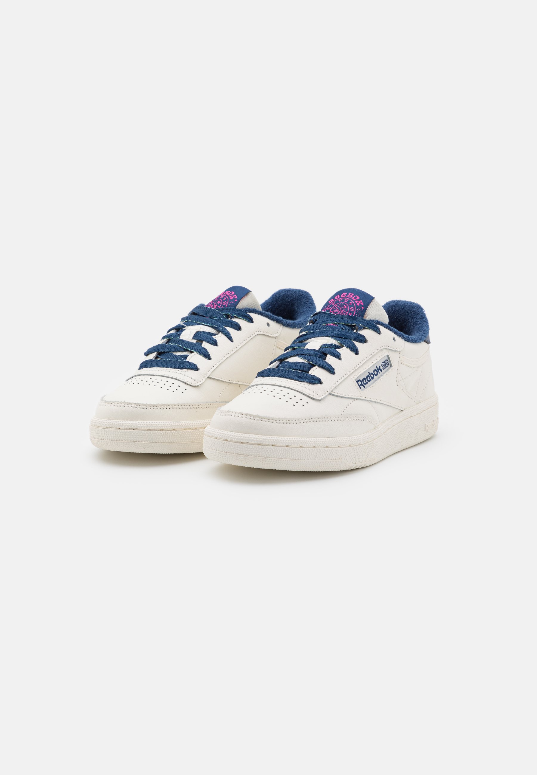 Reebok Classic CLUB C 85 - Zapatillas - chalk/atomic pink/batik blue/rosa -  Zalando.es