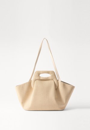 THEMOIRè DHEA STRAW - Handbag - shell