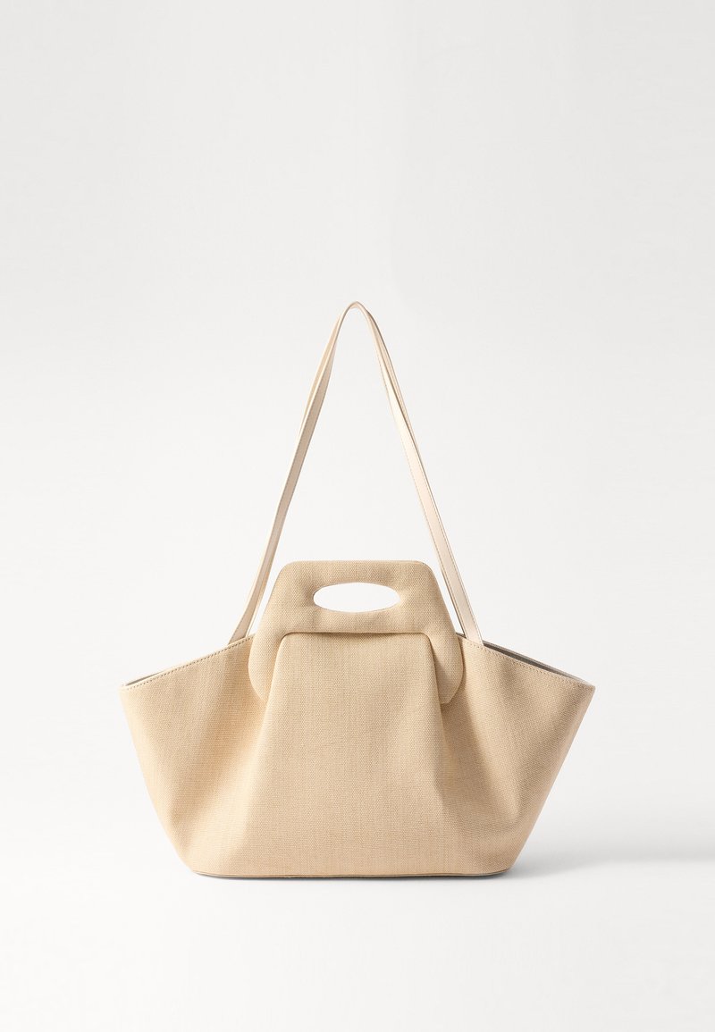 THEMOIRè DHEA STRAW - Bolso de mano - shell