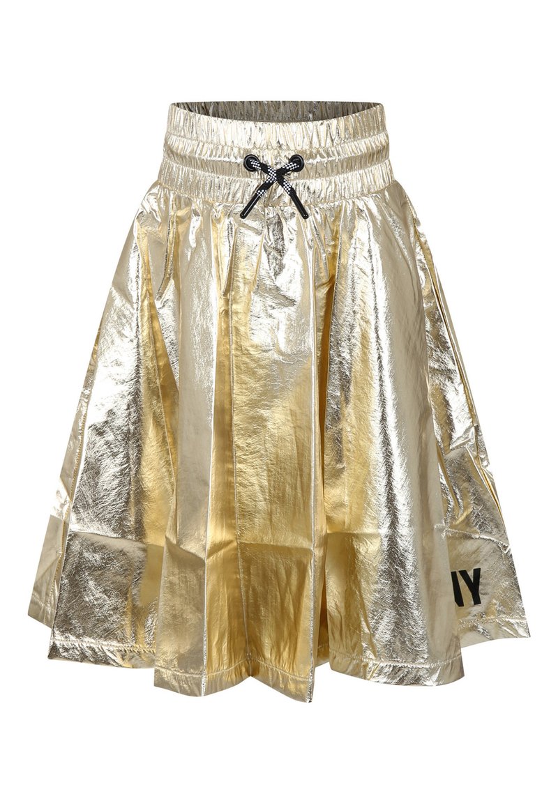 DKNY A-lijn rok goudkleurig DKNY A-lijn rok goudkleurig