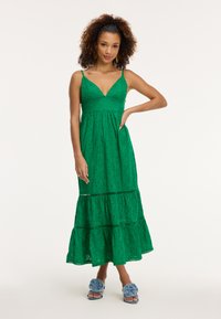 Shiwi - Maxikleid - broderie green Thumbnail-Bild 1