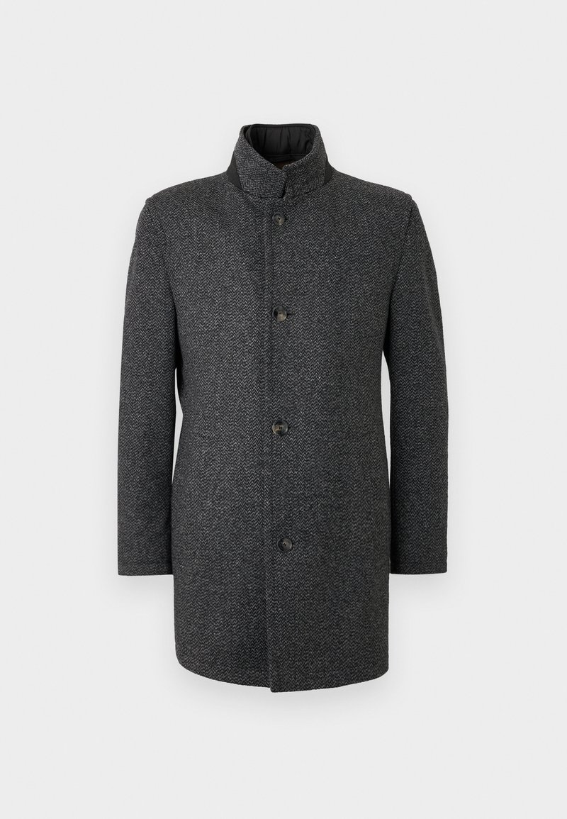 Bugatti Halflange jas donkergrijs Bugatti Halflange jas donkergrijs