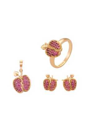 SET - Cercei - rose gold  pink
