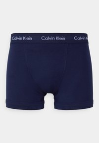 Calvin Klein Underwear TRUNK 3 PACK COTTON STRETCH - Cuecas boxer - orange/blue shadow/process green