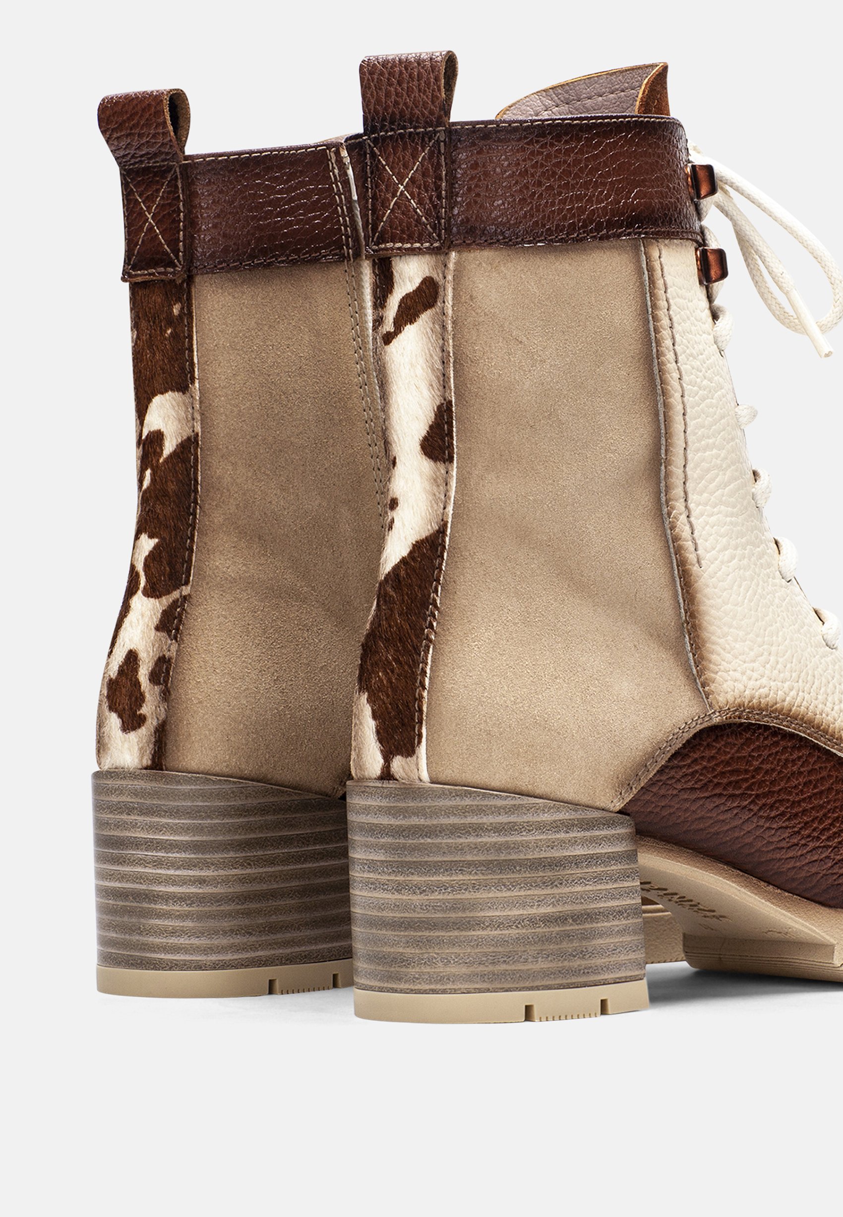 Hispanitas JANETH - Botines con cordones - cuero/camel - Zalando.es