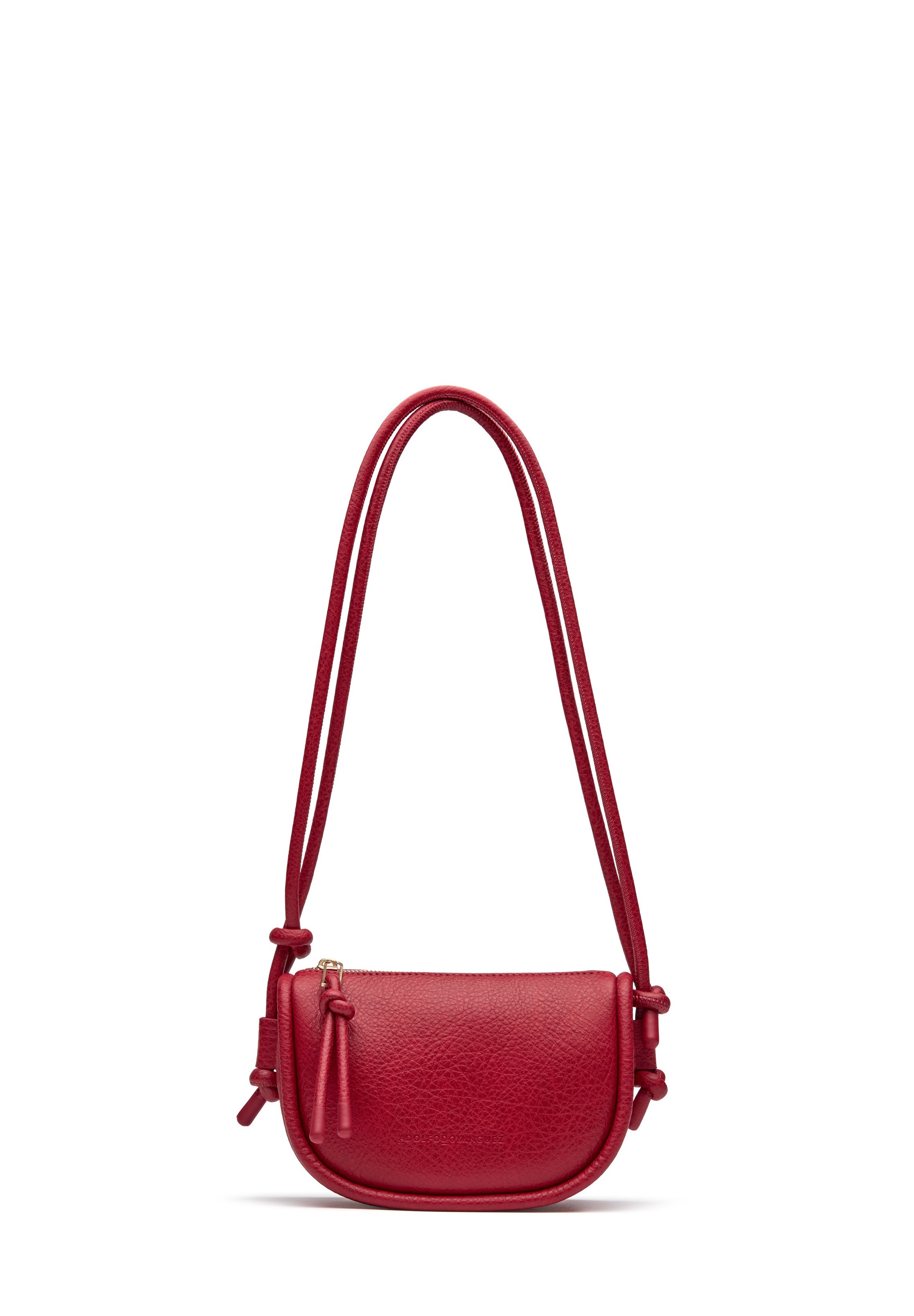 ADOLFO DOMINGUEZ LUNA SMALL - Cross body bag - dark red - Zalando