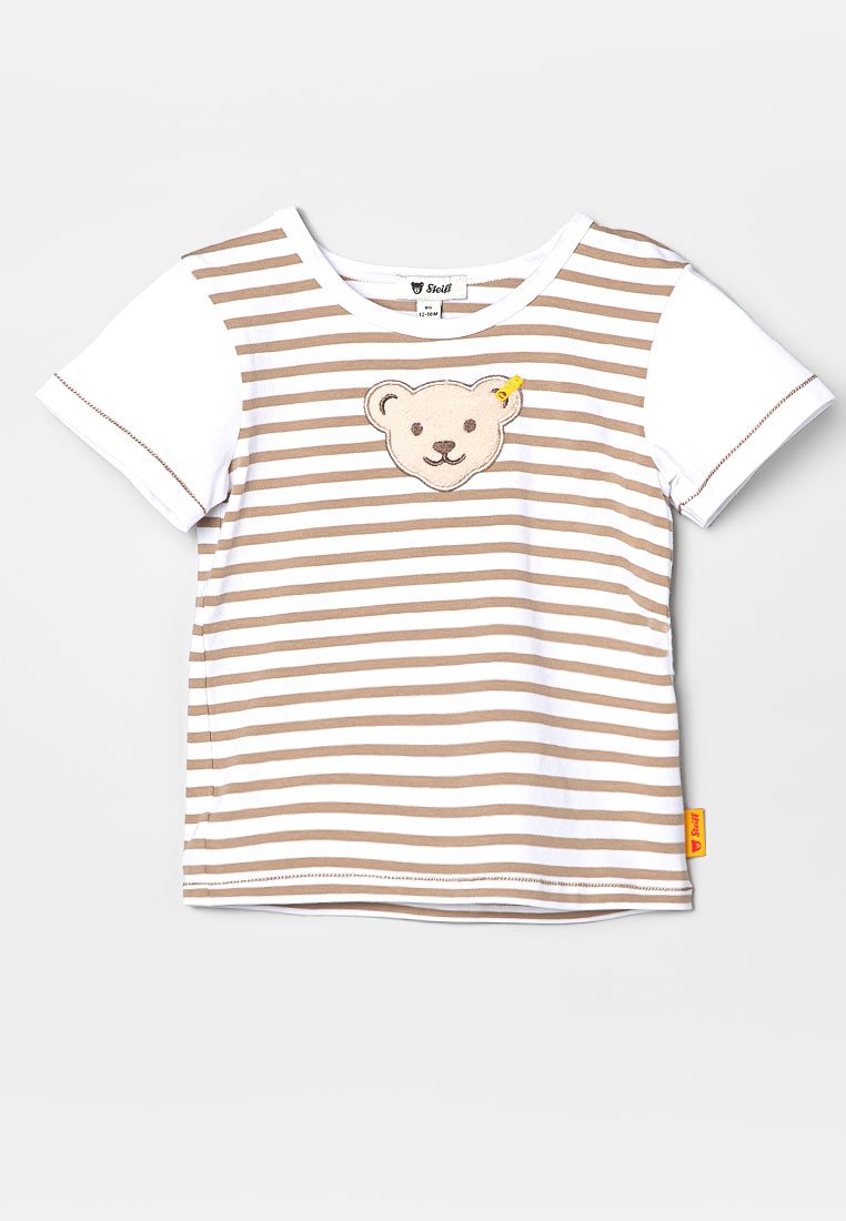 Steiff T-shirt print wit Steiff T-shirt print wit