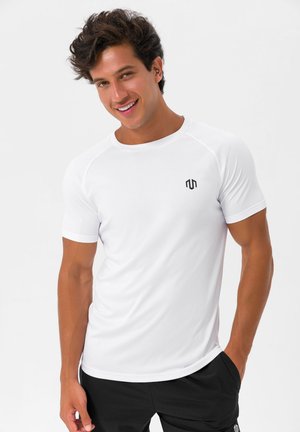 T-shirt con stampa - weiß