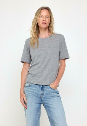 Lindex, LINDEX T-SHIRT LINDEX - T-paita - grey melange