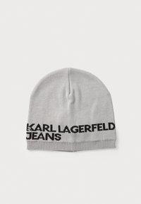 SINGLE LAYER LOGO BEANIE UNISEX - Lue - limestone