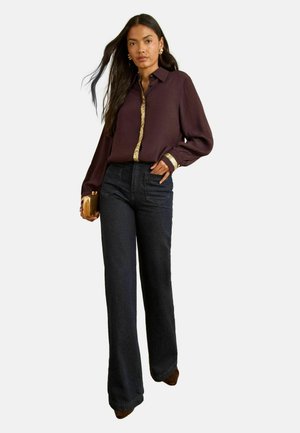 Hemdbluse - chocolate brown