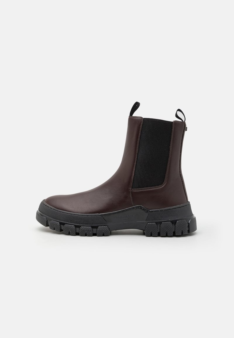 WEEKEND MaxMara ELLISSE - Platvormtallaga poolsaapad - moro