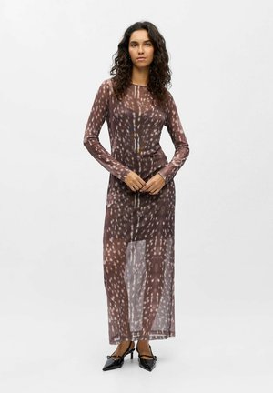 Object Robe longue - cocoa brown