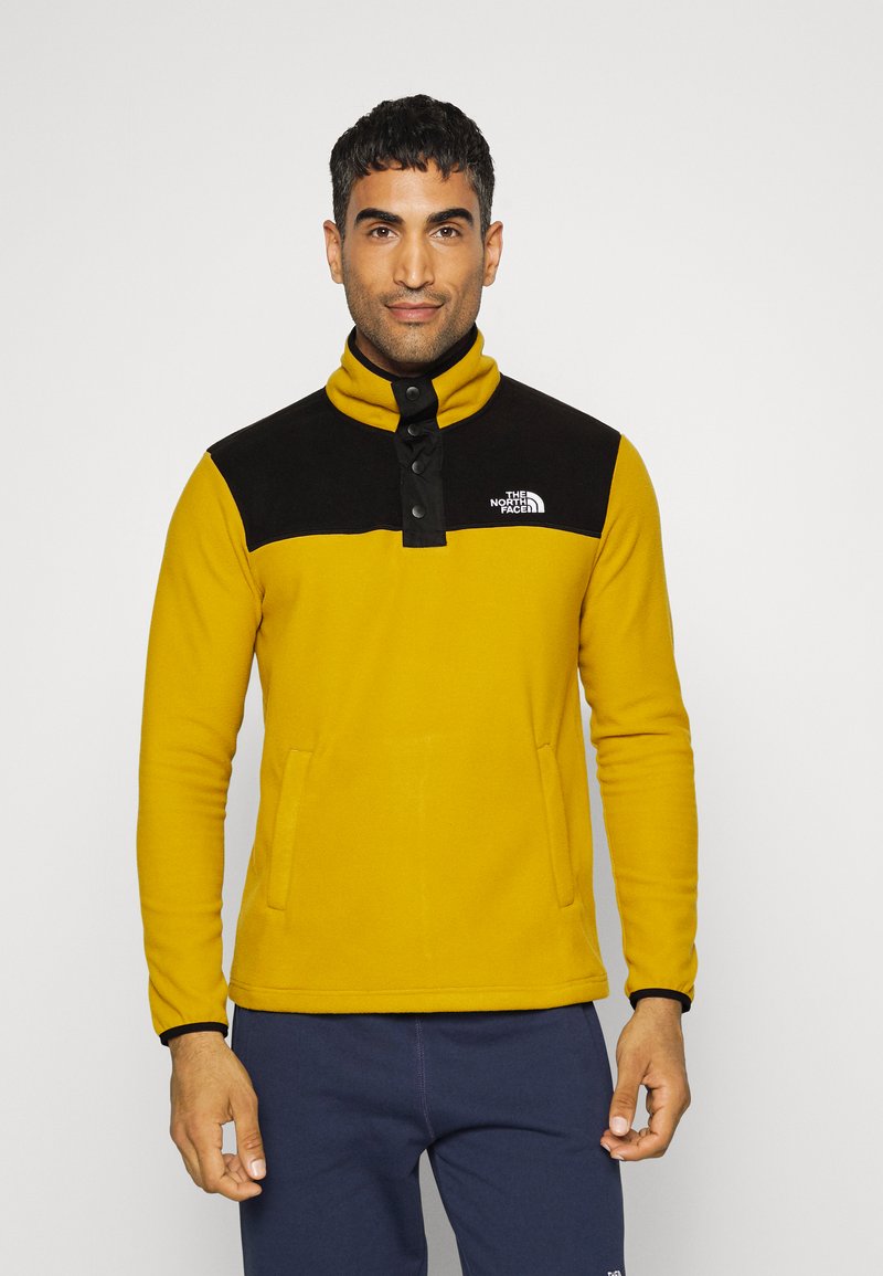 The North Face HOMESAFE SNAP NECK Fleece jumper mineral gold/yellow
