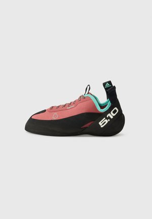 NIAD LACE W - Trainers - core black/crew red/acid mint