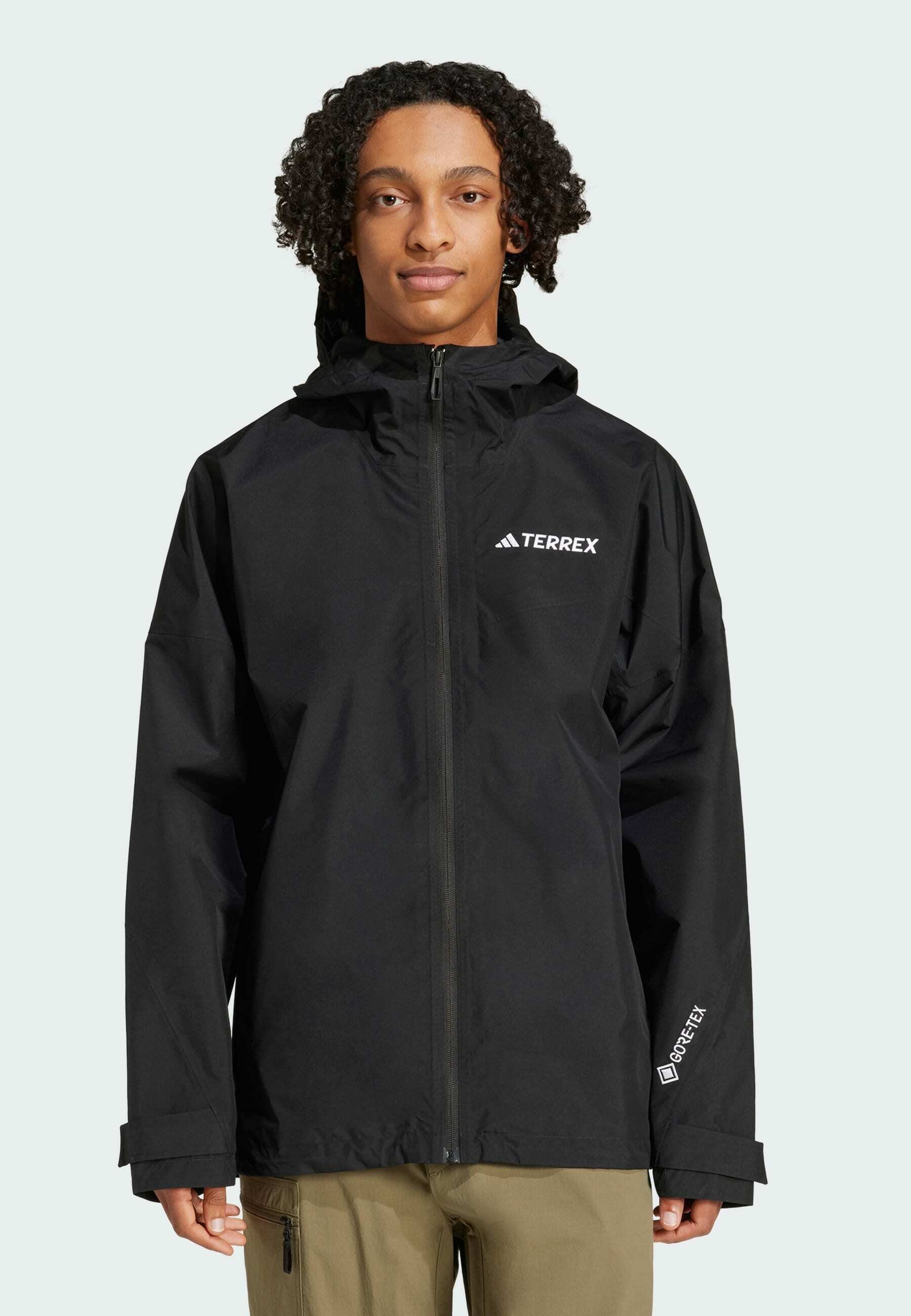adidas Terrex XPR 2L GORE - Waterproof jacket - black - Zalando.ie
