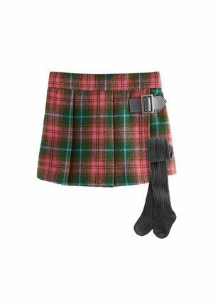 KILT AND SET - REGULAR FIT - Jupe plissée - green